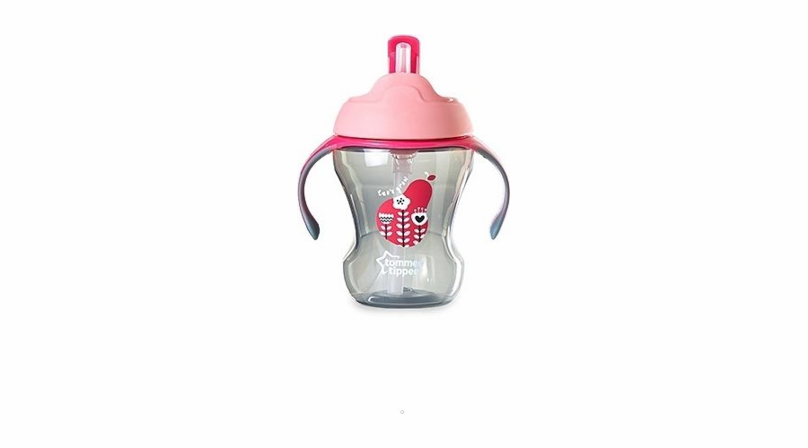 Tommee Tippee Straw Cup Girl 230ml růžový (TT0321)