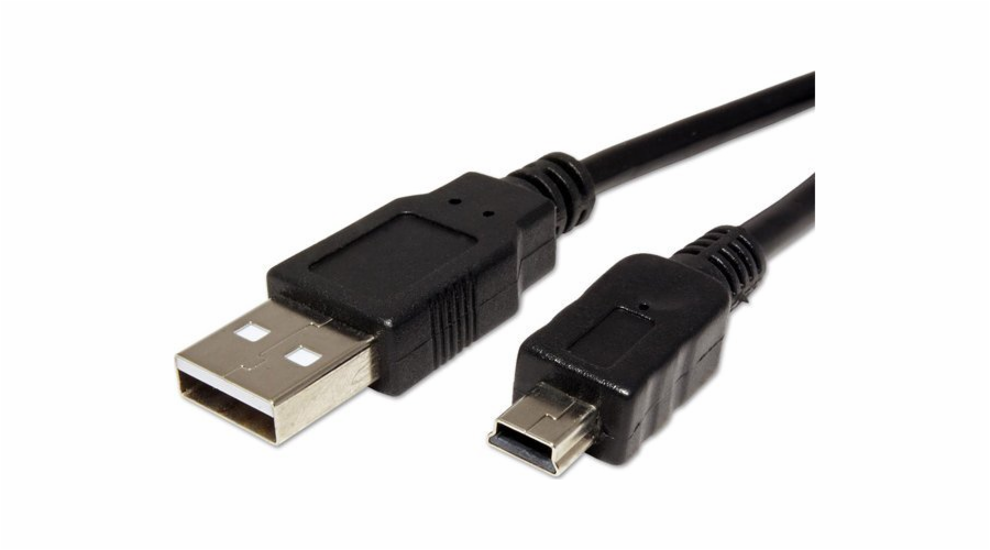 Kabel USB LAMA PLUS USB-A - miniUSB 3 m Czarny