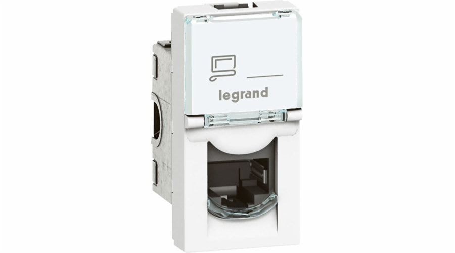 Počítačová zásuvka Legrand Mosaic Single RJ45 Kategorie 6 FTP White (076562)