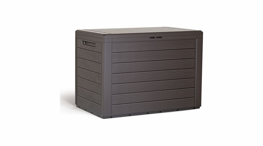 Prosperplast Zahradní box WoodeBox 190L - umbr
