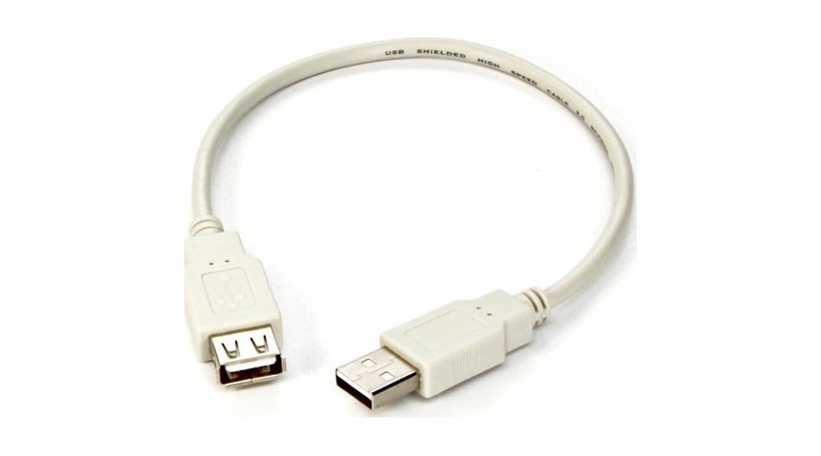 Kabel USB LAMA PLUS USB-A - USB-A 0.3 m Czarny