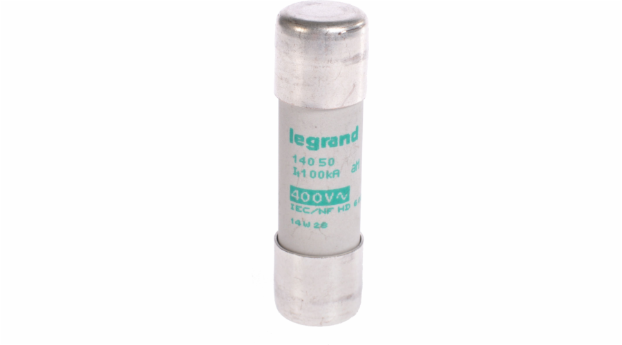 Vložka LEGRAND Cylindrical Fuse 50A AM 400V HPC 14 x 51 mm (014050)