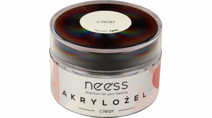 NEESS Akrylový gel na nehty Čirý (7895) 15g