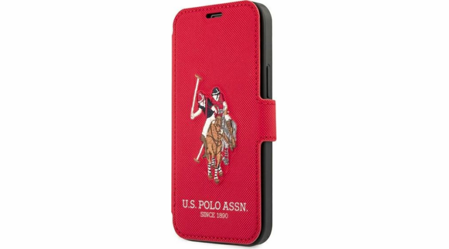 US Polo ASSN US Polo USFLBKP12SPUGFLRE iPhone 12 mini 5,4 červená / červená kniha Polo Embroidery Collection