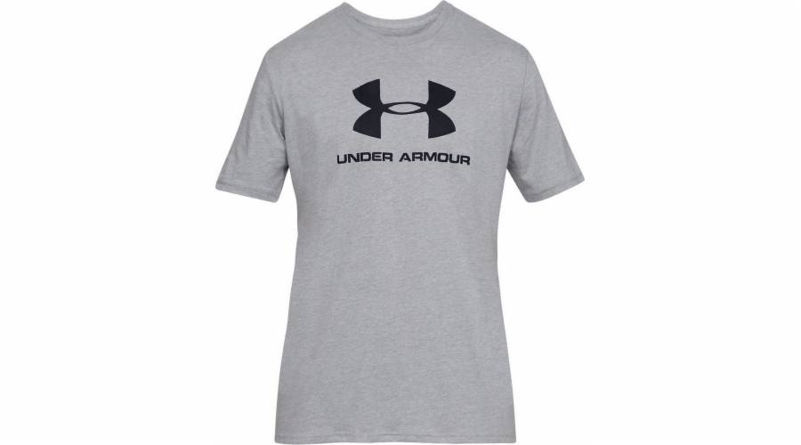 Pánské tričko Under Armour Sportstyle Logo SS šedé. M