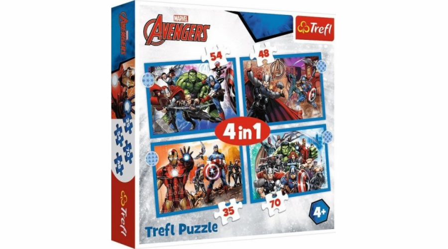 Puzzle 4v1 Brave Avengers