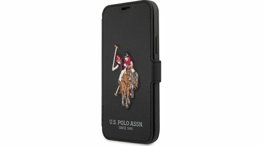 US Polo ASSN US Polo USFLBKP12LPUGFLBK iPhone 12 Pro Max 6,7 černá / černá kniha Polo Embroidery Collection