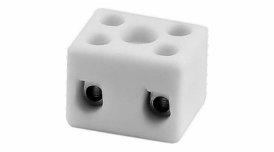 Konektor vlákna SIMET Porcelain 4mm 2 bílé stopy 25 ks. (80712516)