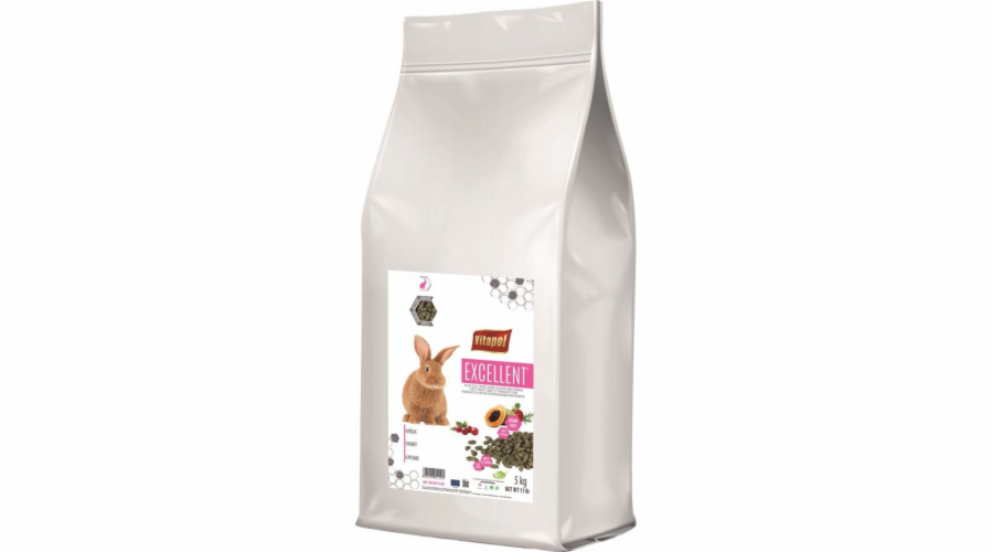 Vitapol Vynikající kompletní krmivo pro králíky, 5 kg