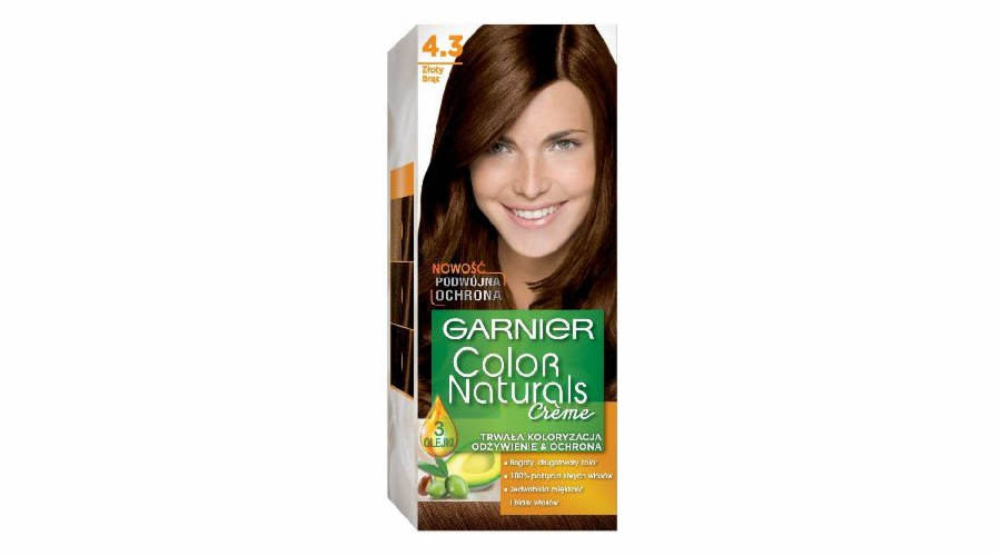 Garnier Color Naturals Omalovací krém č. 4.3 Golden Brown