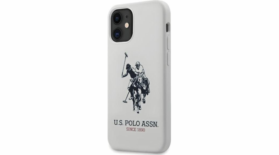 NÁS. Polo Assn Us Polo USHCP12SSLHRWH iPhone 12 Mini 5.4 White/White Silicone Collection