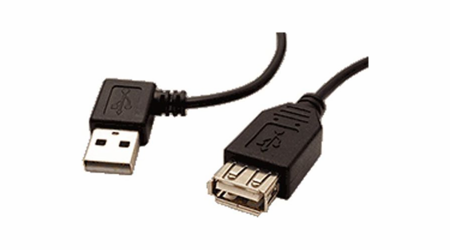 Kabel USB LAMA PLUS USB-A - 0.3 m Czarny