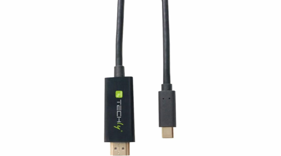 Kabel USB Techly USB-C - HDMI 2 m Czarny (106312)