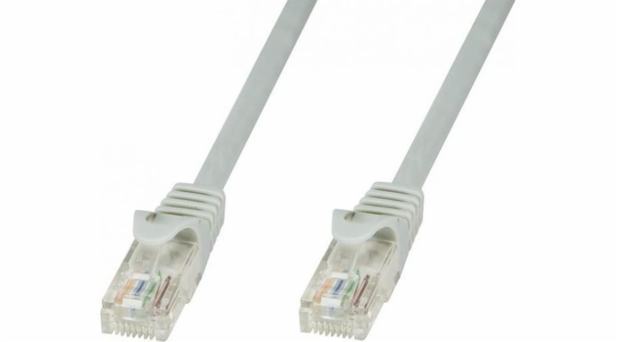 Techly TechlyPro Kabel sieciowy patch cord RJ45 Cat5e UTP CCA 1m szary