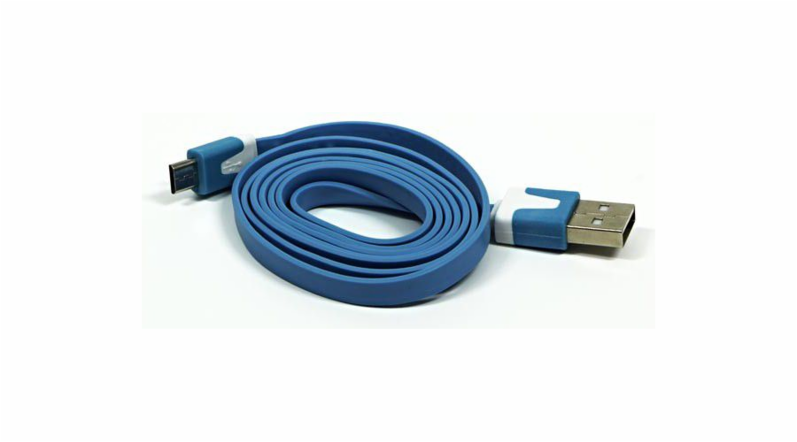 Kabel USB Neutralle USB-A - microUSB 1 m Niebieski