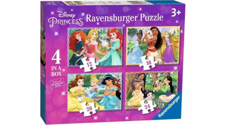 Ravensburger Puzzle 4in1 Disney Princess 2