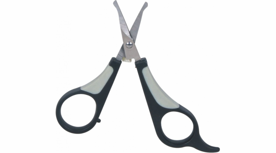 TRIXIE 2360 pet grooming scissors Black Grey Stainless steel Ambidextrous Universal