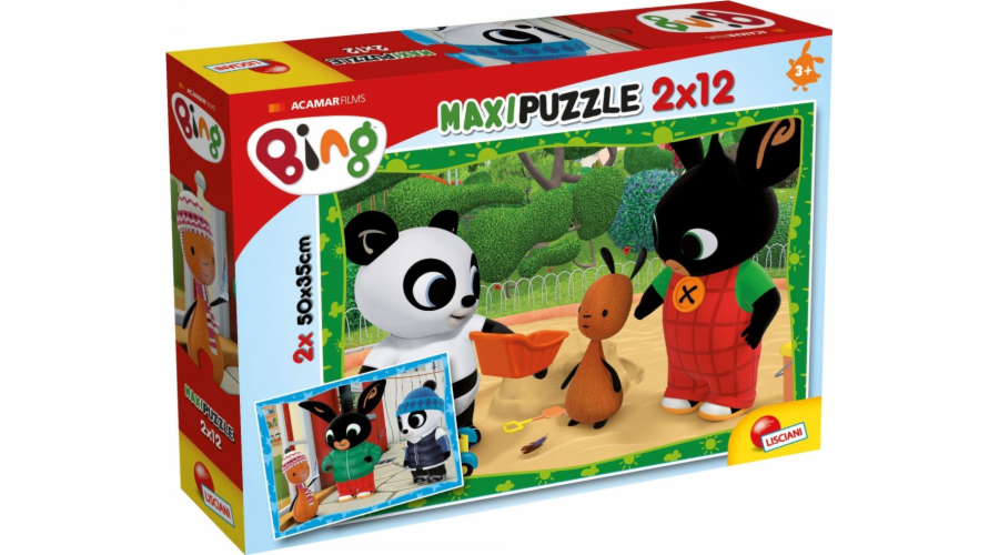 Maxi puzzle 2 x 12 dílků Bing