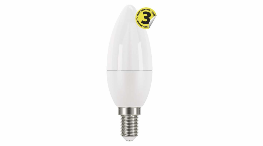 Emos LED žárovka CANDLE, 6W/40W E14, WW teplá bílá, 470 lm, Classic, F