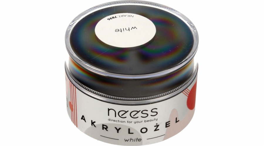 NEESS Akrylový gel na nehty White (7896) 15g
