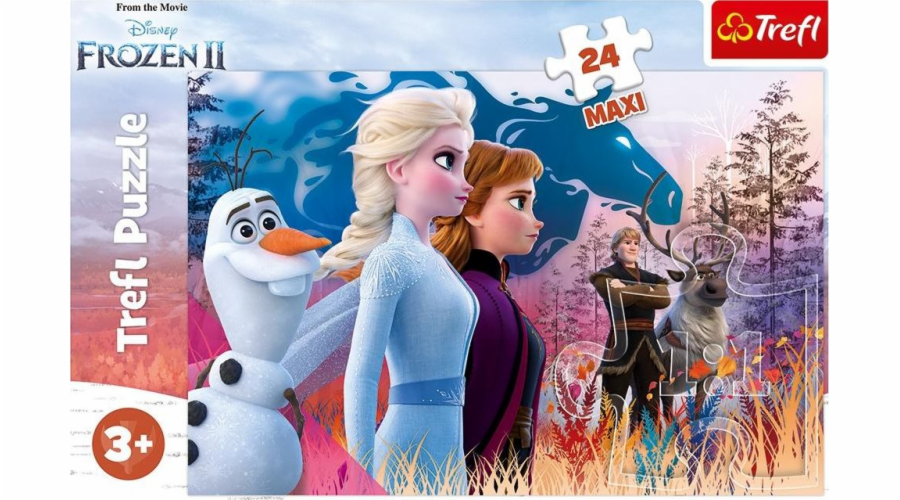 Puzzle 24 prvků MAXI Frozen 2 - Kouzelná cesta
