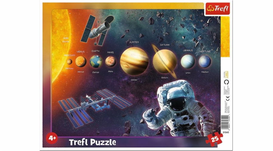 Trefl Frame Puzzle 25 Solární systém