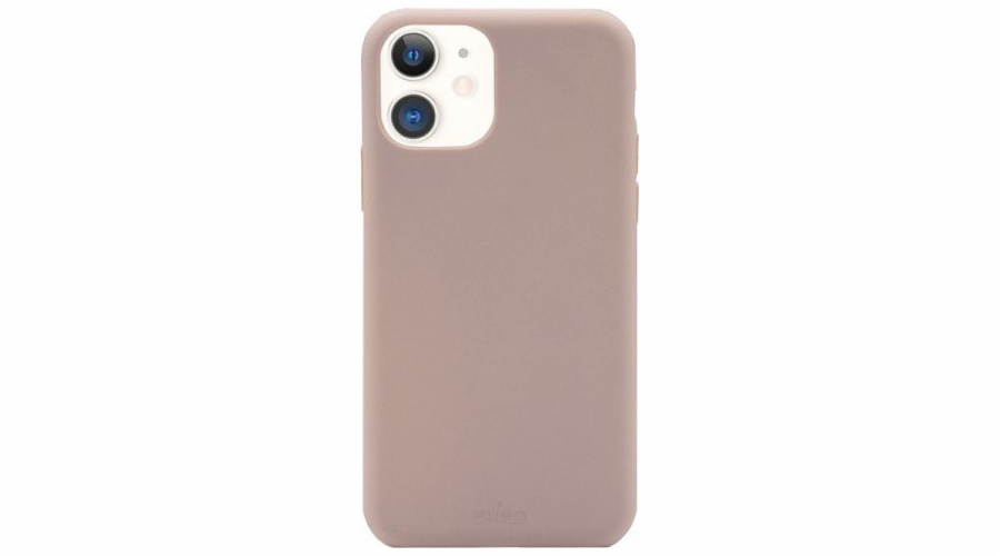 Ekologický obal PURO Green Compostable – Ekologický obal na iPhone 12 Mini (pískově růžový)