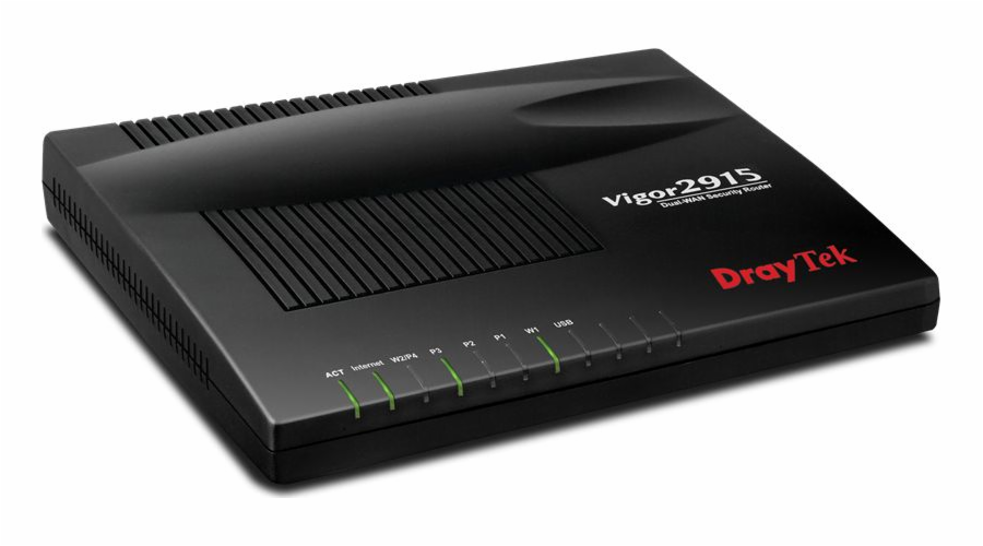 Draytek VIGOR2915 wired router Fast Ethernet Gigabit Ethernet Black