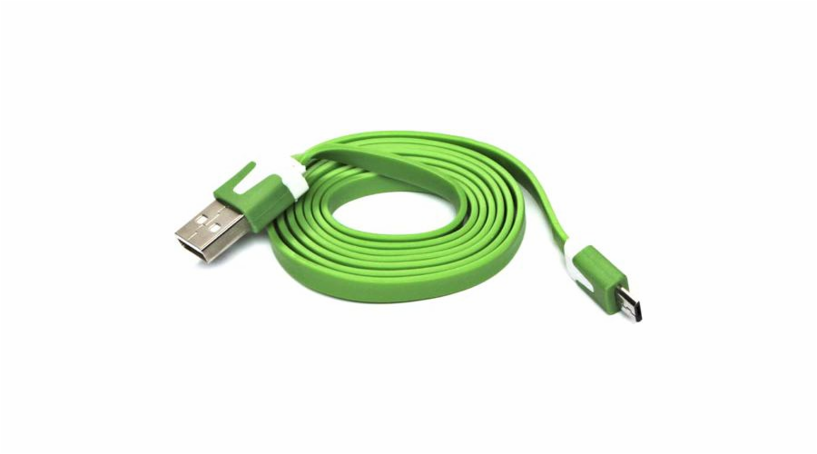 Kabel USB Neutralle USB-A - microUSB 1 m Zielony