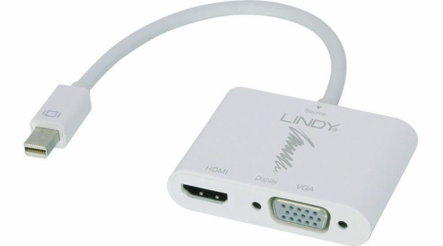 AV Lindy Displayport Mini - HDMI - D -Sub (VGA) White (41070)