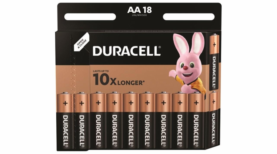 Duracell Basic alkalická baterie 18 ks (AA)