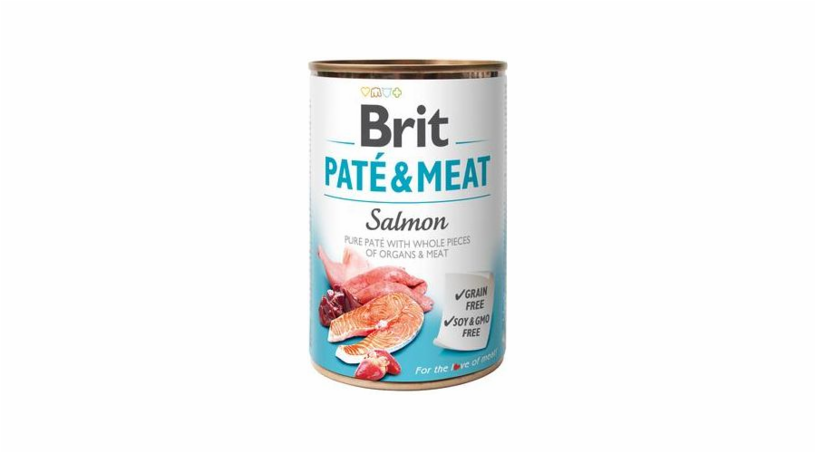 Brit Pate&Meat Salmon 400g