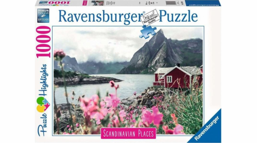 Puzzle 1000 dílků Skandinávská chalupa