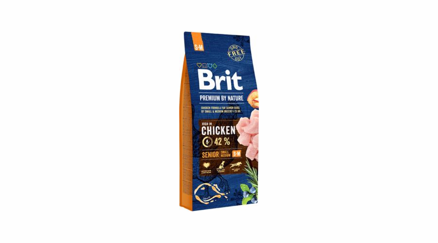 Brit Premium By Nature Senior S+M Small + Medium 3kg
