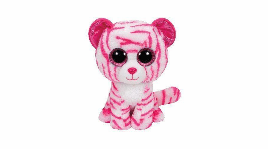 Maskot TY Beanie Boos Asia - růžový tygr 15 cm