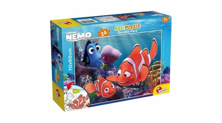 Lisciani Puzzle dwustronne 24el Maxi Gdzie jest Nemo 74112