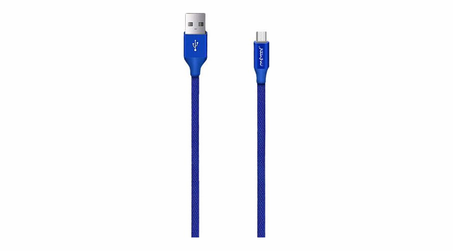 Kabel USB Nafumi USB-A - microUSB 2 m Niebieski (25910)