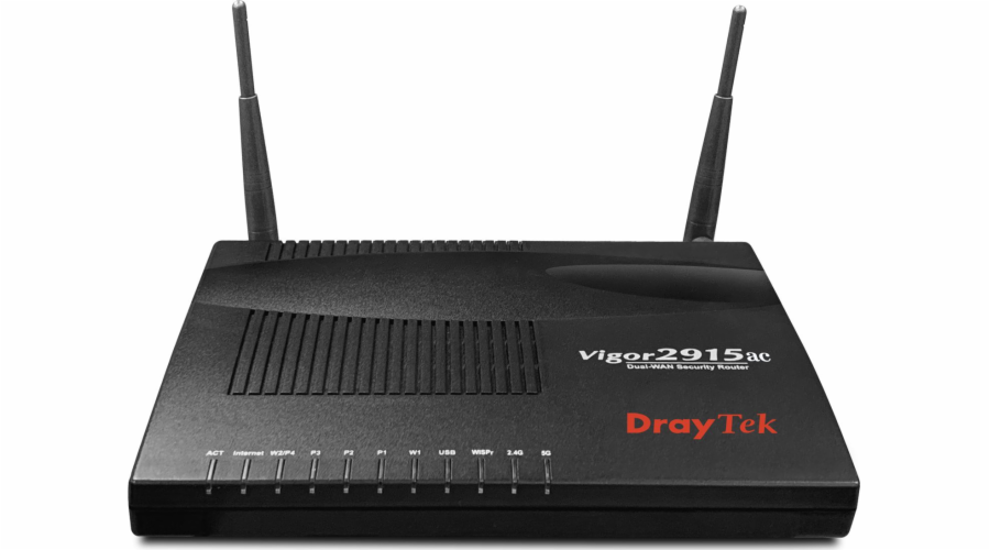 Draytek VIGOR2915AC wireless router Gigabit Ethernet Dual-band (2.4 GHz / 5 GHz) 4G Black