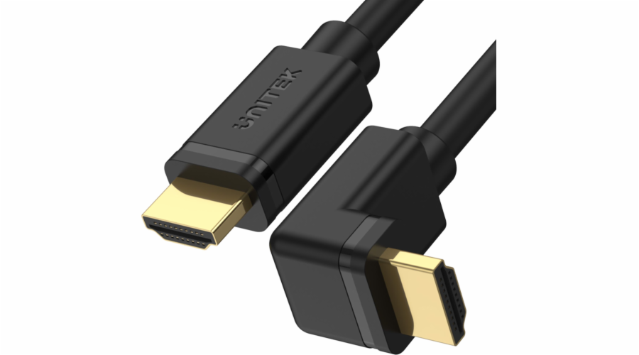 UNITEK Y-C1002 HDMI 2.0 90° 4K60HZ 2M cable Black