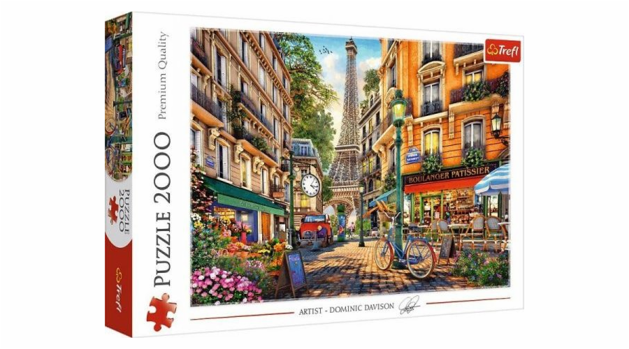 Prvky Trefl Puzzle 2000 - odpoledne v Paříži