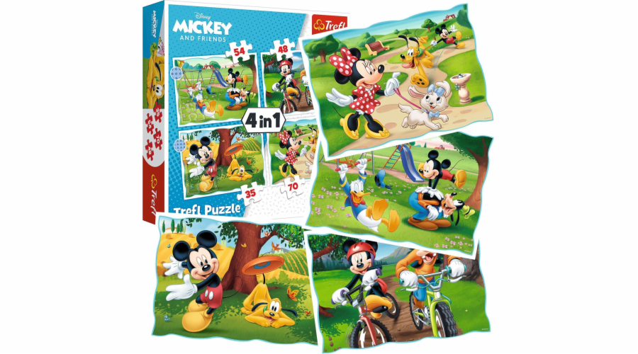 Puzzle 4v1 Cool Mickey's Day