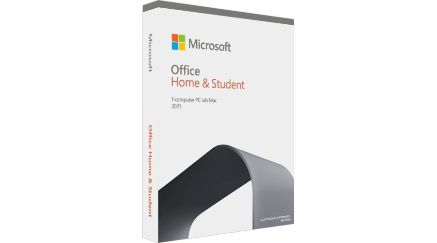MS Office Home and Student 2021 Polish P8 EuroZone 1 License Medialess (PL)