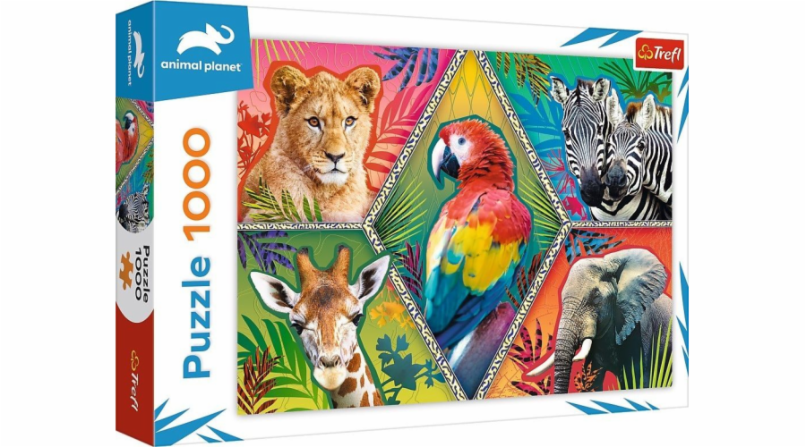 Trefl Puzzle 1 000 dílků Exotická zvířata Planeta zvířat