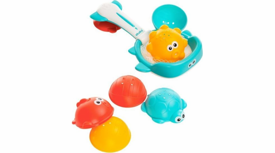 Hračky do vody koš s hračkami Akuku
