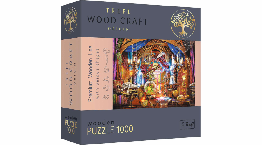 Dřevěné puzzle 1000 dílků Kouzelná komnata