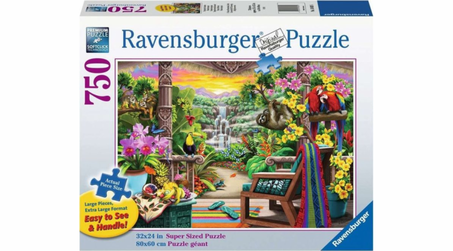 2D puzzle pro seniory Odpočívej v tropech 750 dílků
