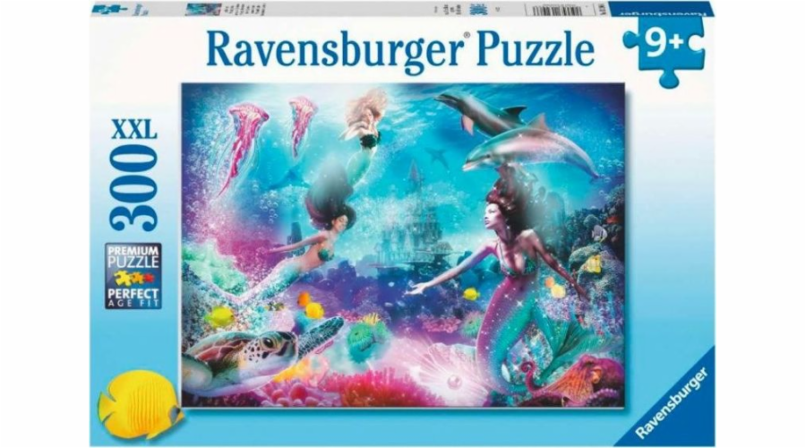 Ravensburger Puzzle pro děti 2D Mořské panny 300 dílků