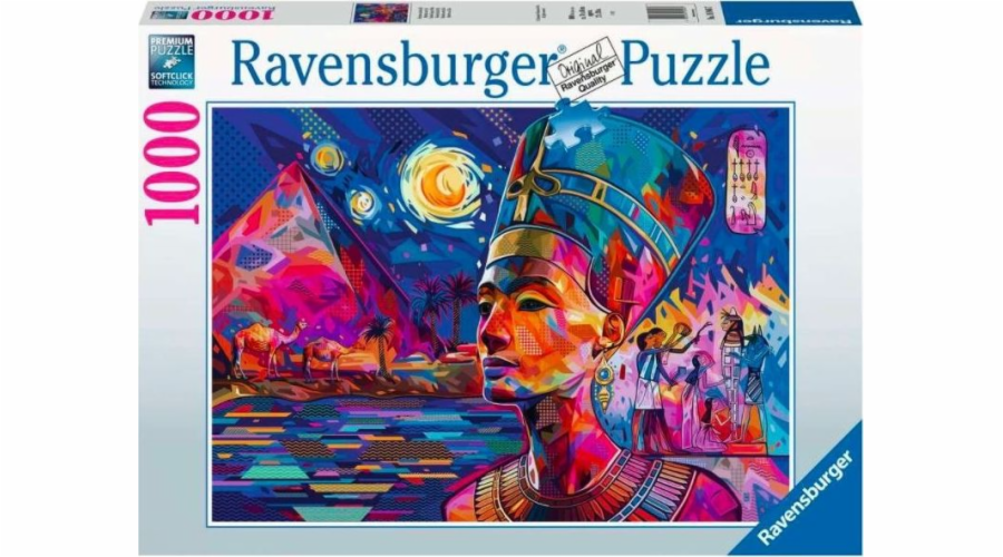 Puzzle Ravensburger 1000el Nefretiti 169467 RAVENSBURGER