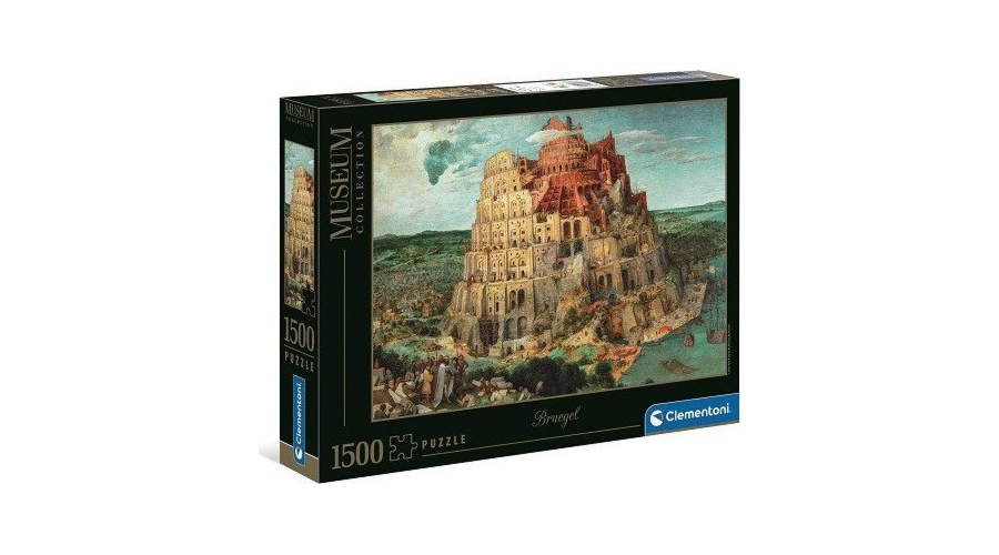 Puzzle 1 500 dílků Muzeum Bruegel, Babylonská věž
