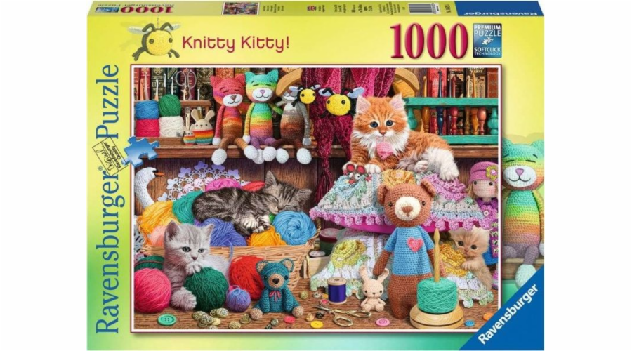 Ravensburger Puzzle 2d 1000 Elements Tangled Kittens